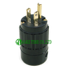 Auido Plug NEMA 5-15P 音响级美规电源插头 黑色, 镀金 线径 19mm