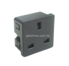 JT-B45 歐規英式1U size 45mm*45mm 機櫃電源插座