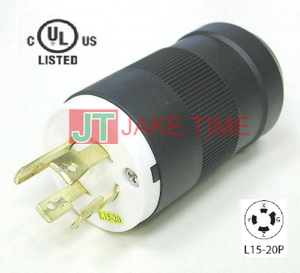 JT-1520LP NEMA L15-20P 美规引挂式插头