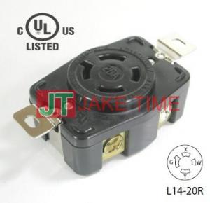 JT-1420LR NEMA L14-20R 美规引挂式插座